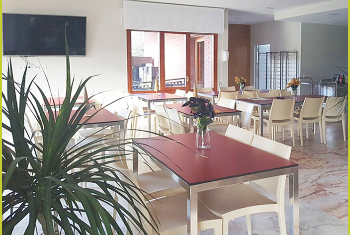 Comedor de la Residencia Universitaria Montepríncipe